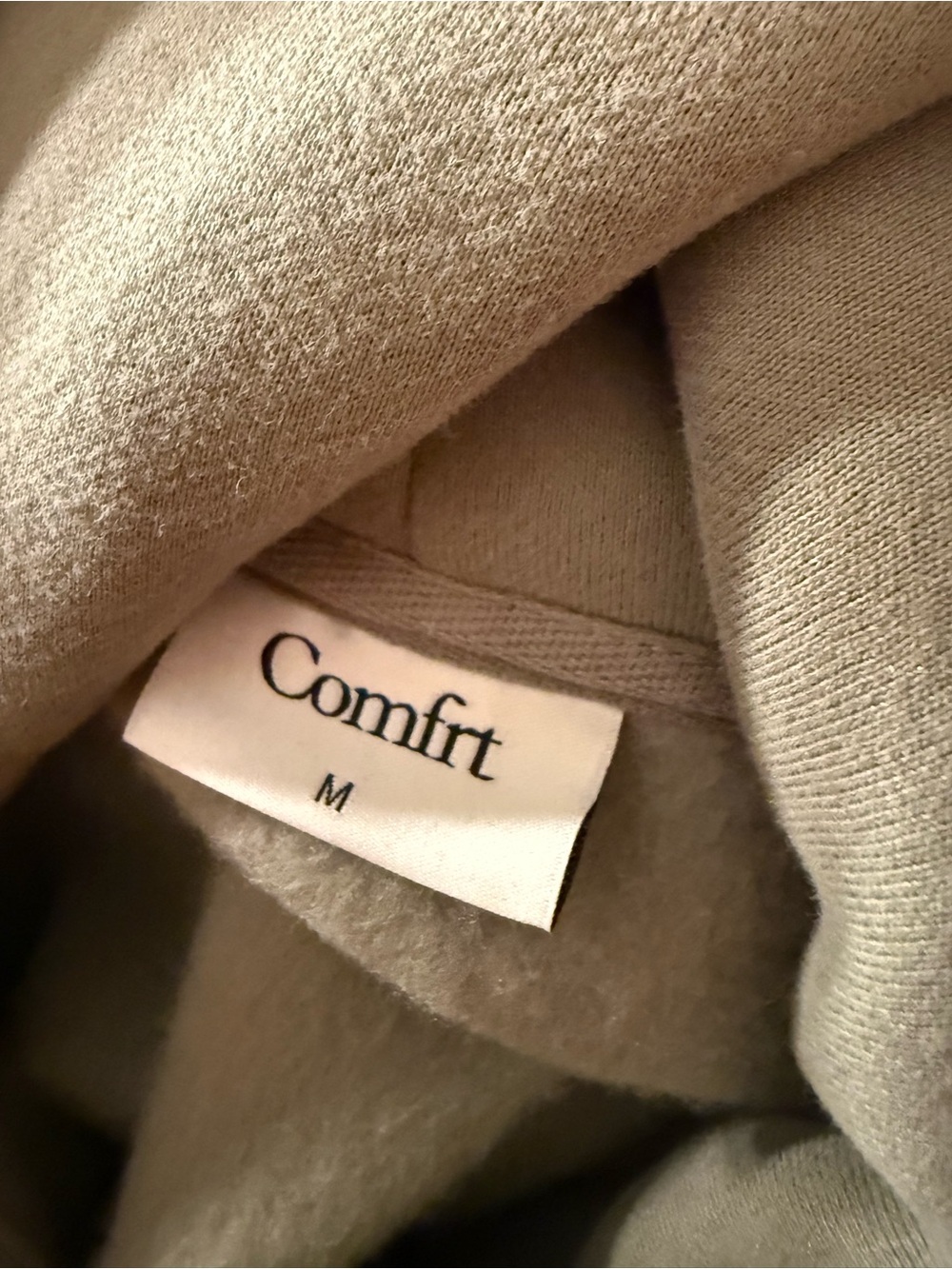 CMFRT travel essentials hoodie sweatshirt in MOSS color - Picture 7 of 8